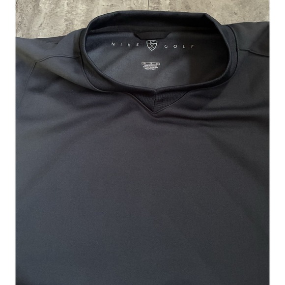 NIKE GOLF Mens Black Sleeveless Polyester  Athletic Pullover Vest Size XL Jacket - Picture 3 of 8